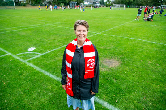 Borgeby FKs ordförande Emma Gardell