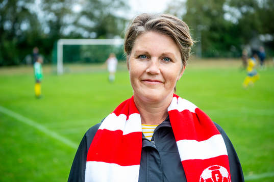 Borgeby FKs ordförande Emma Gardell