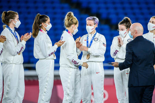 Megan Rapinoe of USA celebrates