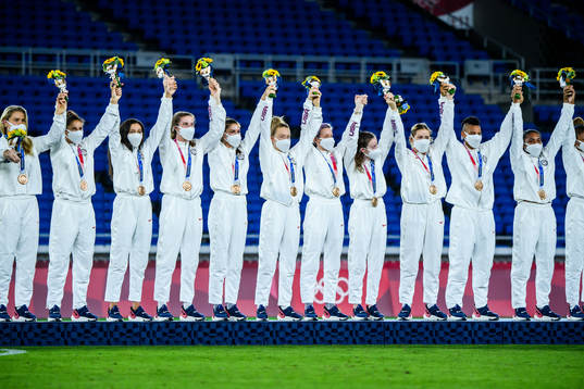 Team USA celebrate