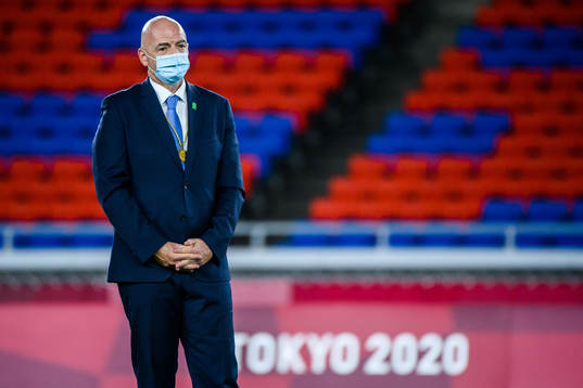Gianni Infantion, president of FIFA