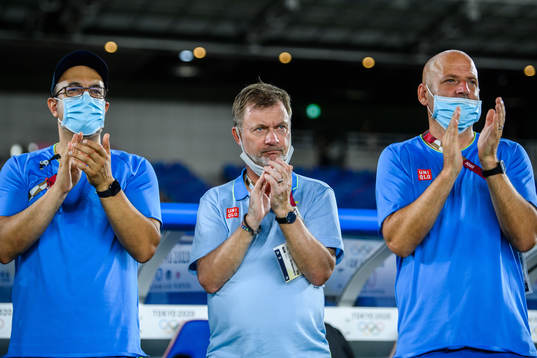 Peter Gerhardsson, head coach of Sweden
