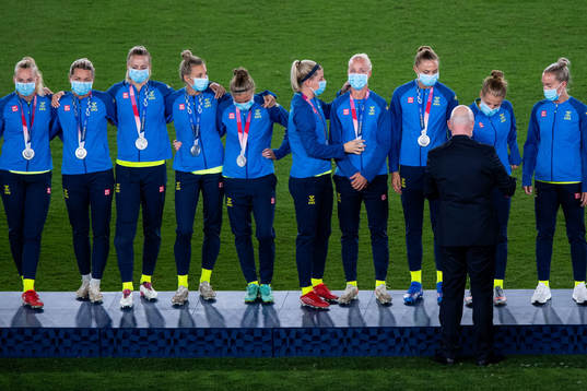 Olivia Schough but the silver medal