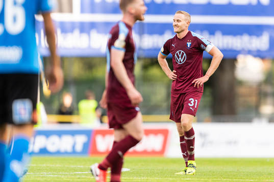 Malmö FFs Franz Brorsson deppar