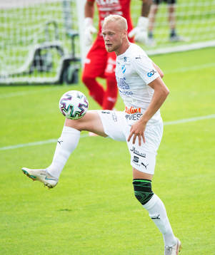 IFK Bergas Oskar Dahlström i matchen i div. 2 Södra