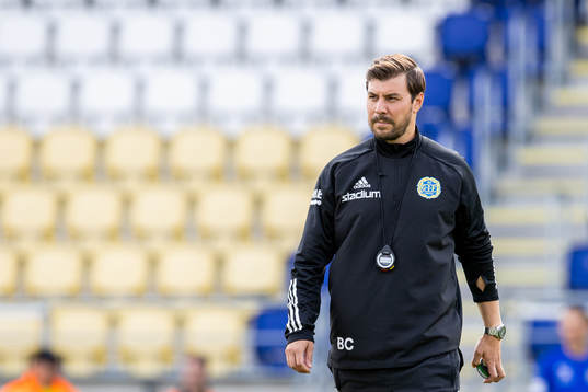 under fotbollsmatchen i Superettan mellan Falkenberg och
