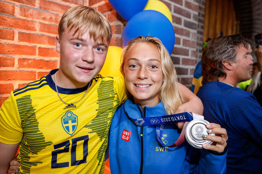 Hanna Bennison of Sweden at a press meet