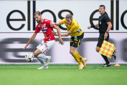 Degerfors Sebastian Olsson och Elfsborgs Alexander