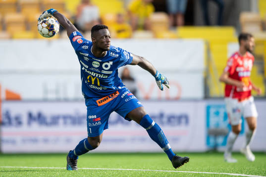 Degerfors målvakt Ismael Diawara