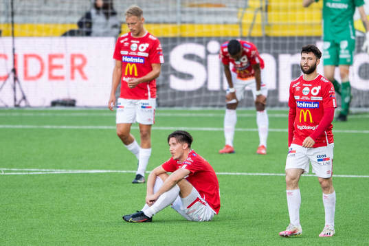 Degerfors spelare deppar