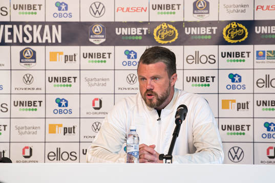 Elfsborgs manager Jimmy Thelin