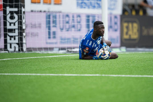 Degerfors målvakt Ismael Diawara