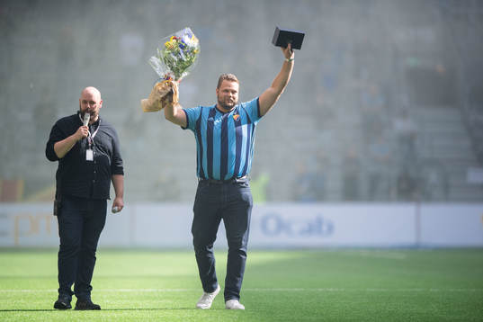 Daniel Ståhl uppmärksammas i halvtid