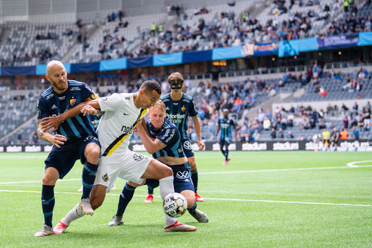Djurgårdens Magnus Eriksson och Elliot Käck