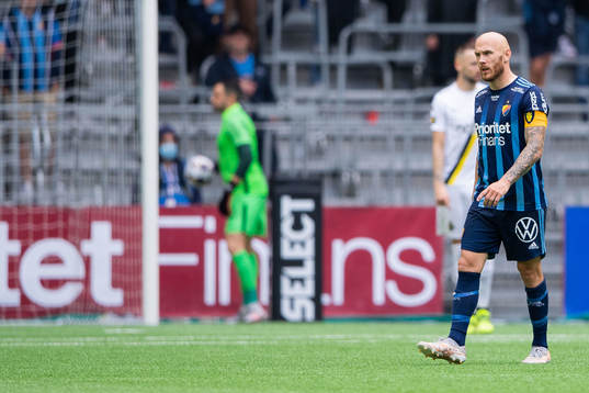Djurgårdens Magnus Eriksson deppar