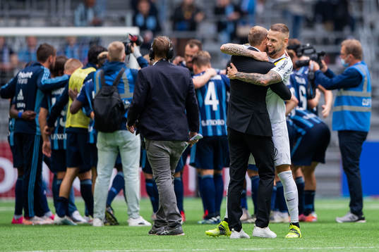 s Alexander Milosevic och sportchef Henrik Jurelius