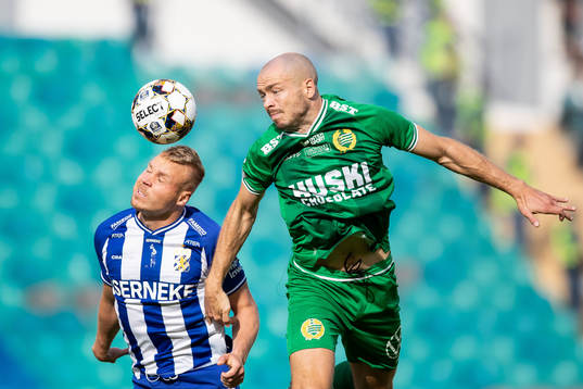 IFK Göteborgs Kolbeinn Sigthorsson och Hammarbys Jon Gudni