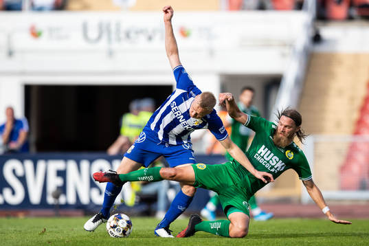 IFK Göteborgs Kolbeinn Sigthorsson och Hammarbys Bjørn
