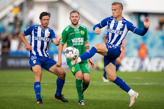 IFK Göteborgs Gustav Svensson och Oscar Wendt