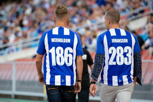 IFK Göteborgs fd spelare Pontus Wernbloom och Jakob
