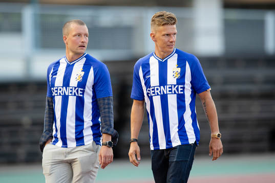 IFK Göteborgs fd spelare Pontus Wernbloom och Jakob