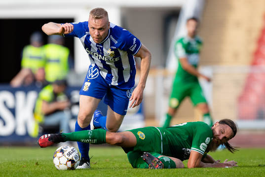 IFK Göteborgs Kolbeinn Sigthorsson och Hammarbys Bjørn