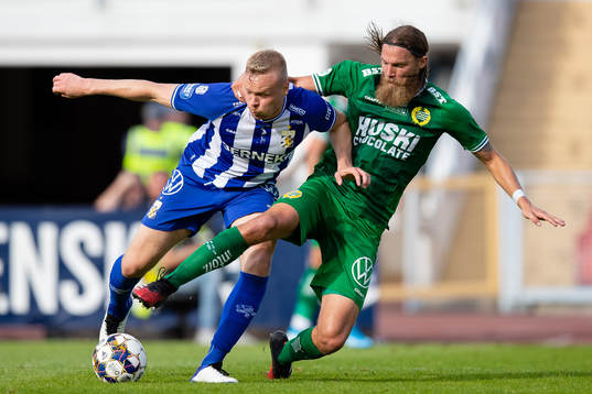 IFK Göteborgs Kolbeinn Sigthorsson och Hammarbys Bjørn