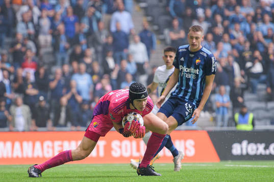 Djurgårdens målvakt Jacob Widell Zetterström