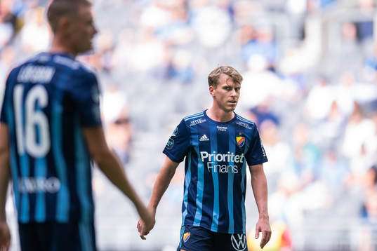 Djurgårdens Rasmus Schüller deppar