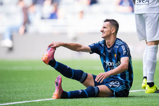 Djurgårdens Haris Radetinac har ont