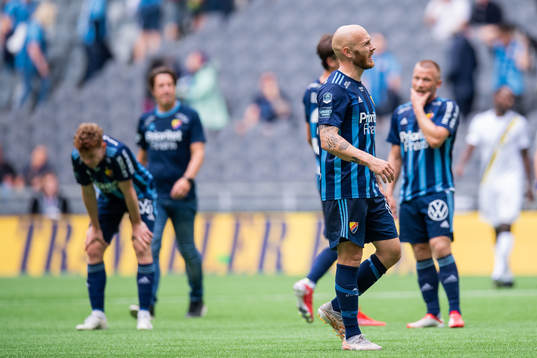 Djurgårdens Magnus Eriksson deppar