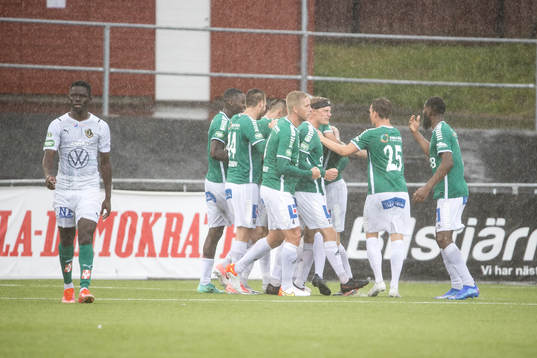 Brages spelarna jublar
