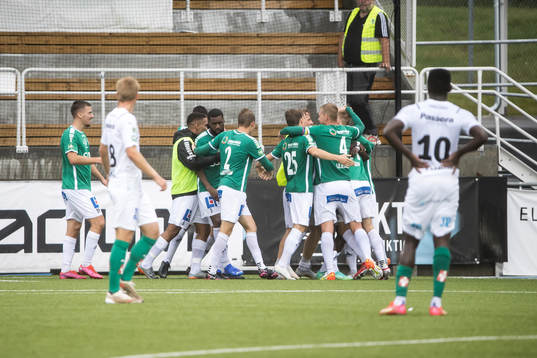 Brages spelarna jublar