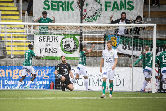 Brages spelarna jublar