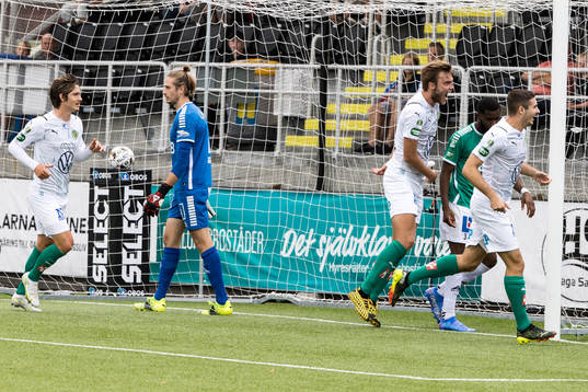 Jönköpings spelarna jublar