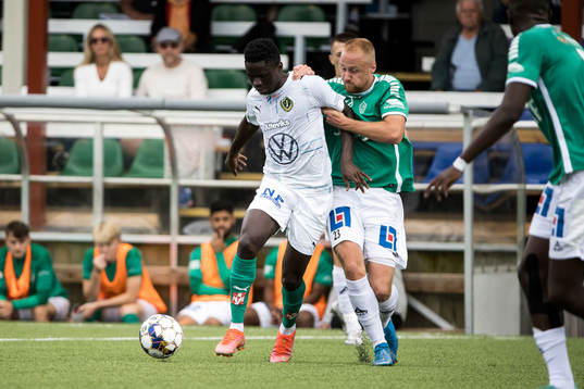 Jönköpings Eric Johana Omondi och Brages Oscar Lundin