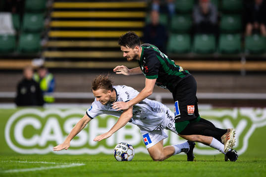 Sirius Jacob Ortmark och Varbergs Robin Tranberg
