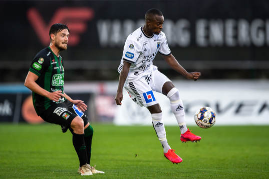 Varbergs Robin Tranberg och Sirius Nahom Girmai Netabay