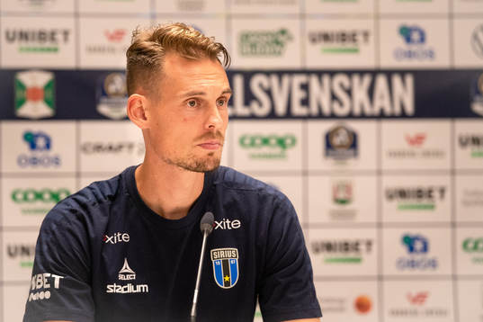 Sirius tränare Daniel Bäckström
