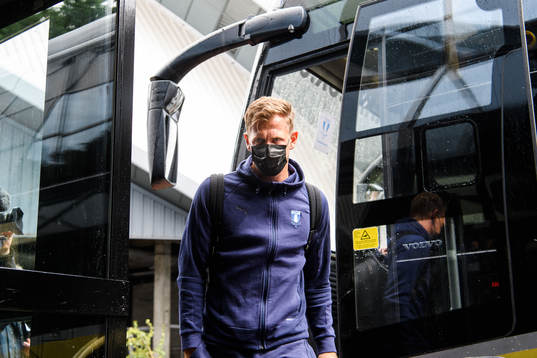 Goalkeeper Johan Dahlin of Malmö FF arrivals at the team