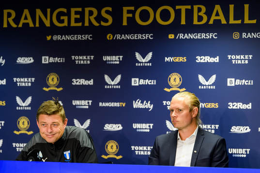 Jon Dahl Tomasson, head coach and Hjalmar Tell, press