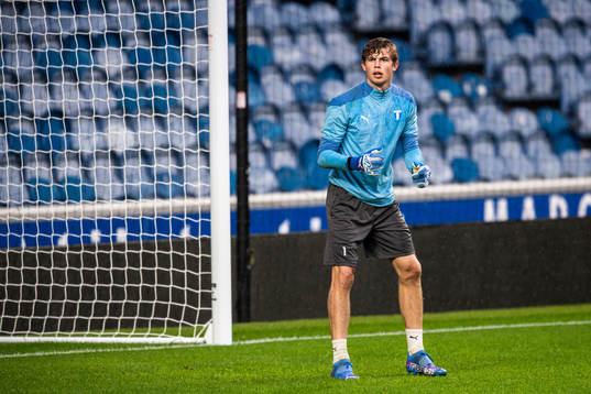 Goalkeeper Melker Ellborg