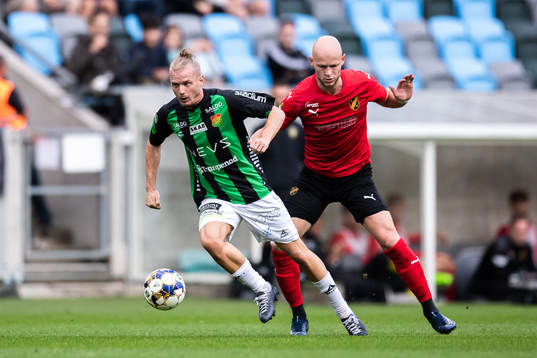 GAIS Jonas Lindberg och Vasalunds Zourab Tsiskaridze