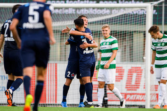 Akropolis Cesar Weilid och Christian Rubio Sivodedov jublar
