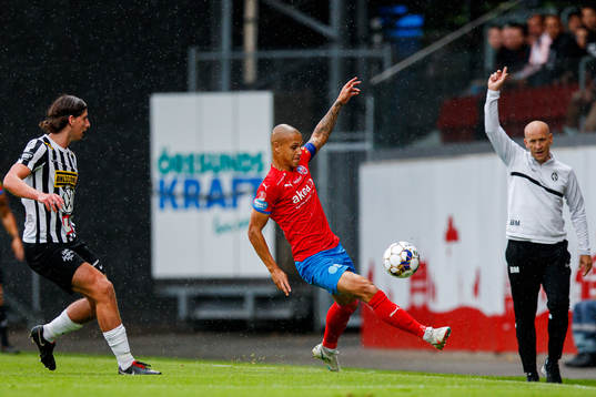 Landskronas Andreas Murbeck och Helsingborgs Anthony van