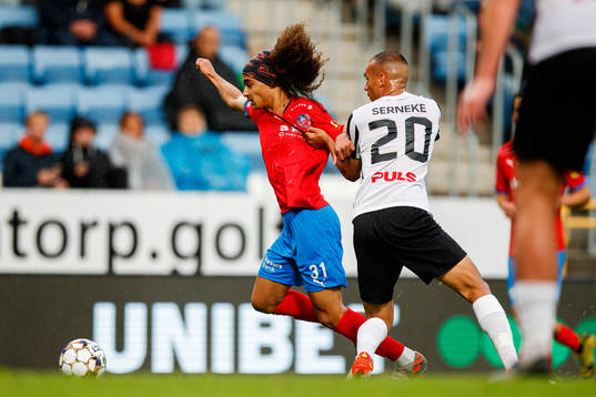 Helsingborgs Adam Kaied och Landskronas Sumar Almadjed