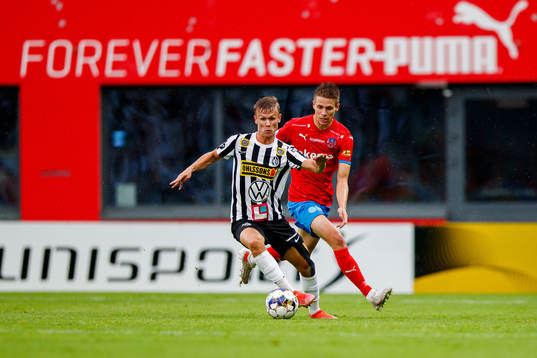 Landskronas Oscar Petersson och Helsingborgs Bödvar