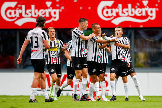 Landskronas Kevin Jensen jublar