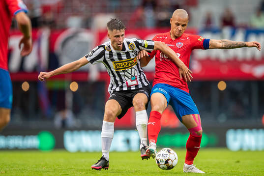 Landskronas Filip Olsson och Helsingborgs Anthony van