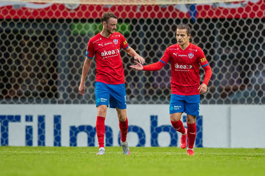 Helsingborgs Rasmus Jönsson och Brandur Hendriksson Olsen